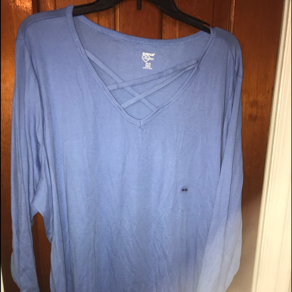 Feminine Periwinkle Top